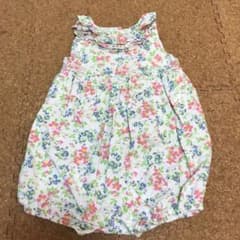 ラルフローレン　花柄ロンパースのサムネイル