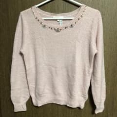 プロポーション ボディドレッシング ビジュー付きニットのサムネイル