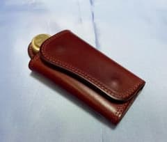 限定生産】コルボ CORBO シェルコードバン ナチュラル キーケース