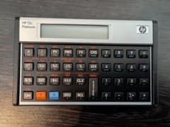 【ほぼ未使用】HP 12c Platinum 金融電卓 ケース付きのサムネイル