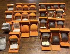 エルメス リング箱26点ヴィンテージ 空箱金具難ジャンク 1個あたり490