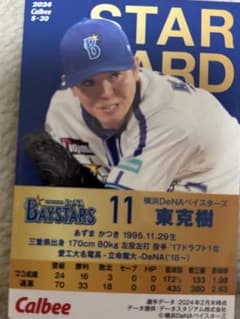 カルビー 2024 横浜DeNA 東克樹 スターカードのサムネイル
