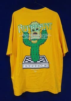 ストリートブランドREPRESENTサボテンマンロゴTシャツ