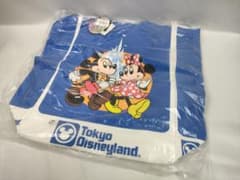 東京ディズニーランド トートバッグ 復刻 25周年 青 レア 未使用 東京ディズニーランド トートバッグ 復刻 25周年 青 レア 未使用