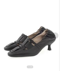 【完売品】A de Vivre メッシュパンプス ブラック 23.5cmのサムネイル