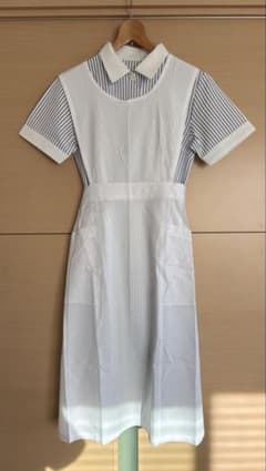 ナースワンピース エプロン付き 看護実習 制服のサムネイル
