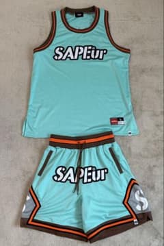 希少品！SAPEur サプール タンクトップ ショートパンツ セットアップ L SAPEur サプール タンクトップ ショートパンツ セットアップ L