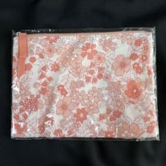 ファンケル　フラットポーチ　花柄のサムネイル