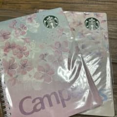 【即購入OK】Starbucks キャンパスノート　桜　スタバノートのサムネイル