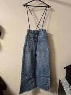 MOUSSY ライトブルー デニムサロペットのサムネイル