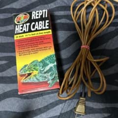 ZOOMED REPTIHEATCABLE 25W4.5m爬虫類用ヒートケーブル - メルカリ