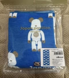 大阪関西万博 日本館 ベアブリック フェイスタオル - メルカリ