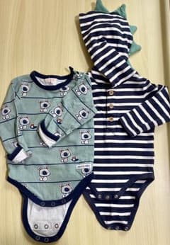 Jack & Milly Koala Print Dinosaur Romper (3-6 months)