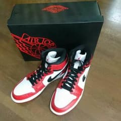 ジョーダン1 白黒赤 シカゴ AIR JORDAN 1のサムネイル