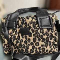 LUPUY】2way ショルダートートバッグ レオパード - メルカリ