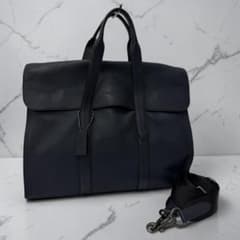 COACH コーチ 2way ビジネスバッグ メトロポリタン ポートフォリオ 紺