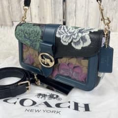 【激レア 完売品】COACH カフェ・ファセット 2way ワンショルダーバッグ 激レア 完売品】COACH カフェ・ファセット 2way ワンショルダーバッグ