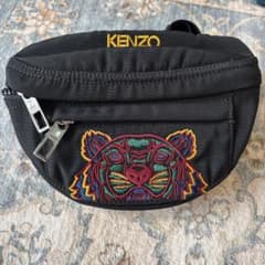 KENZO ケンゾー トラ 刺繍 ボディバッグ ウエストポーチ - メルカリ