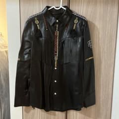 ヴァレンティノ レザーシャツ ss aw - メルカリ
