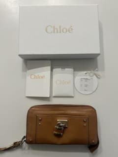Chloé パディントン ラウンドジップ長財布 キャメル - メルカリ