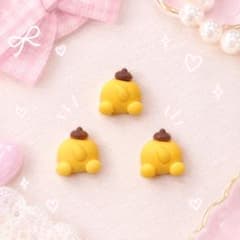 ネイルパーツ デコパーツ サンリオ　プリン　お尻　 3個セットのサムネイル