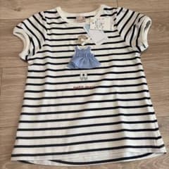 【新品未使用】petit main ドレスアップドール半袖Tシャツ 100cmのサムネイル