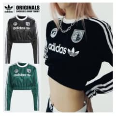 ★【adidas ORIGINALS】SOCCER IS CROP TSHIRTのサムネイル