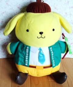 レア　サンリオ　ポムポムプリン の宿　ぬいぐるみ　平成レトロ レア☆ぽむぽむぷりんの宿 ポムポムプリン ぬいぐるみ 平成レトロ