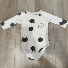 organiczoo リンゴ柄 ロンパースのサムネイル