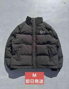 9090 90 Logo Rich Puffer Jacket 黒 ブラック - メルカリ
