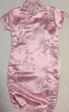 子供服 チャイナドレス サイズ110 ピンクのサムネイル
