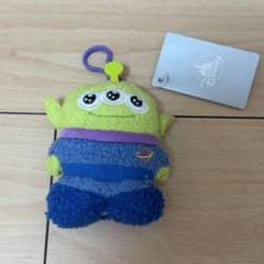 リトルグリーンメン　エイリアン もふぺた　ぬいぐるみ ストラップのサムネイル