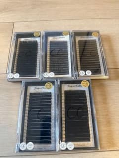 Super Sable まつ毛エクステ CCカール 0.15mm 5点セットのサムネイル