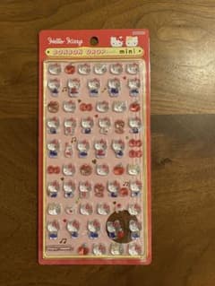 【正規品】ボンボンドロップシール　サンリオ　mini キティ　ハローキティ　赤のサムネイル
