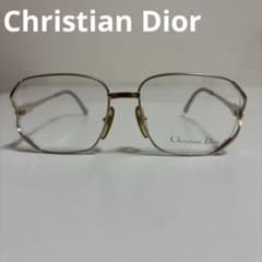 Christian Dior メガネフレーム ゴールド 眼鏡のサムネイル