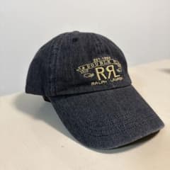 ダブルアールエル RRL キャップ 帽子 デニム ブラック - メルカリ