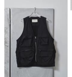 TODAYFUL Nylon Pocket Vest ブラックのサムネイル