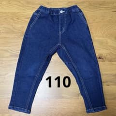 branshes キッズ デニムパンツ　110㎝　ウエストゴム　長ズボン　子供服