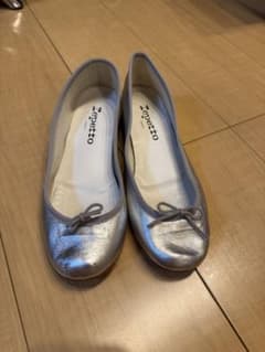 repetto シルバー バレエシューズ 低ヒールのサムネイル