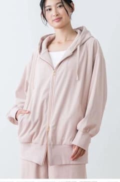 新品★【SUKALA】スフレリブダブルジップフーディ(スモークピンク)のサムネイル