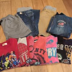 キッズ服 まとめ売り 1200cm 男の子 長袖 トップス ボトムスのサムネイル