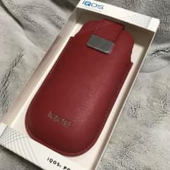 アイコス ポーチ ケース 純正 規 正規品 レザー ルビーレッドのサムネイル