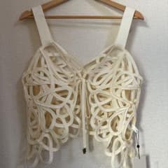 新品未使用 タグ付 EMBROIDERY CORD VEST 定価12000 - メルカリ