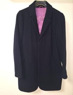 Pallas palace パラスパレス ウールジャケット コート ネイビー - メルカリ