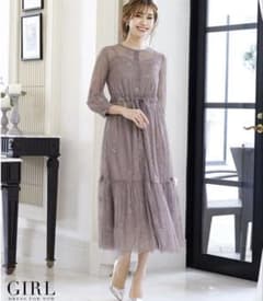 GIRL/キャミワンピ 結婚式 お呼ばれドレス Mのサムネイル