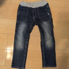 デニムブルー ストレートパンツのサムネイル