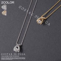 GOSTAR DE FUGA ダンシングストーンネックレス シルバーのサムネイル