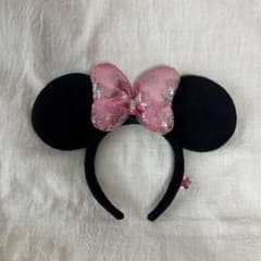 ディズニー ミニー カチューシャ ピンク リボンのサムネイル