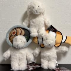 犬記録 ぬいぐるみマスコット ラーメン　モーリーファンタジー　タグ付き クマノミ 犬記録 ぬいぐるみマスコット モーリーファンタジー限定 ラーメン