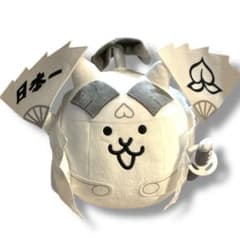 にゃんこ大戦争 ウルトラソウルズ BIGぬいぐるみ ももたろう タグなし 〇2